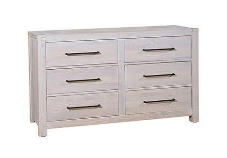Artisan & Post 194-003 6 Drawer Dresser In Washed White Oak