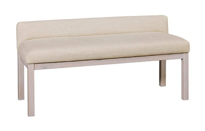 Artisan & Post 194-080I Ivory Cream Uph Bench In Washed White Oak