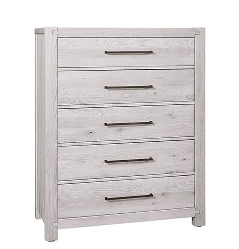 Artisan & Post 194-115 5 Drawer Chest In Washed White Oak