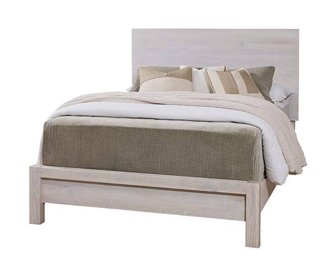 Artisan & Post 194-669-966-944-MS2 Cal King Plank Bed In Washed White Oak