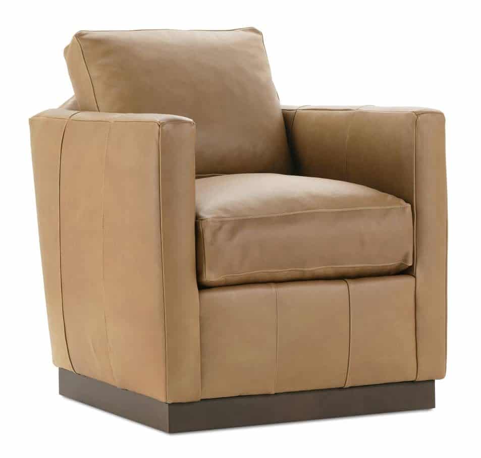 Rowe Furniture ALBA-L-016-RC Alba Leather Swivel