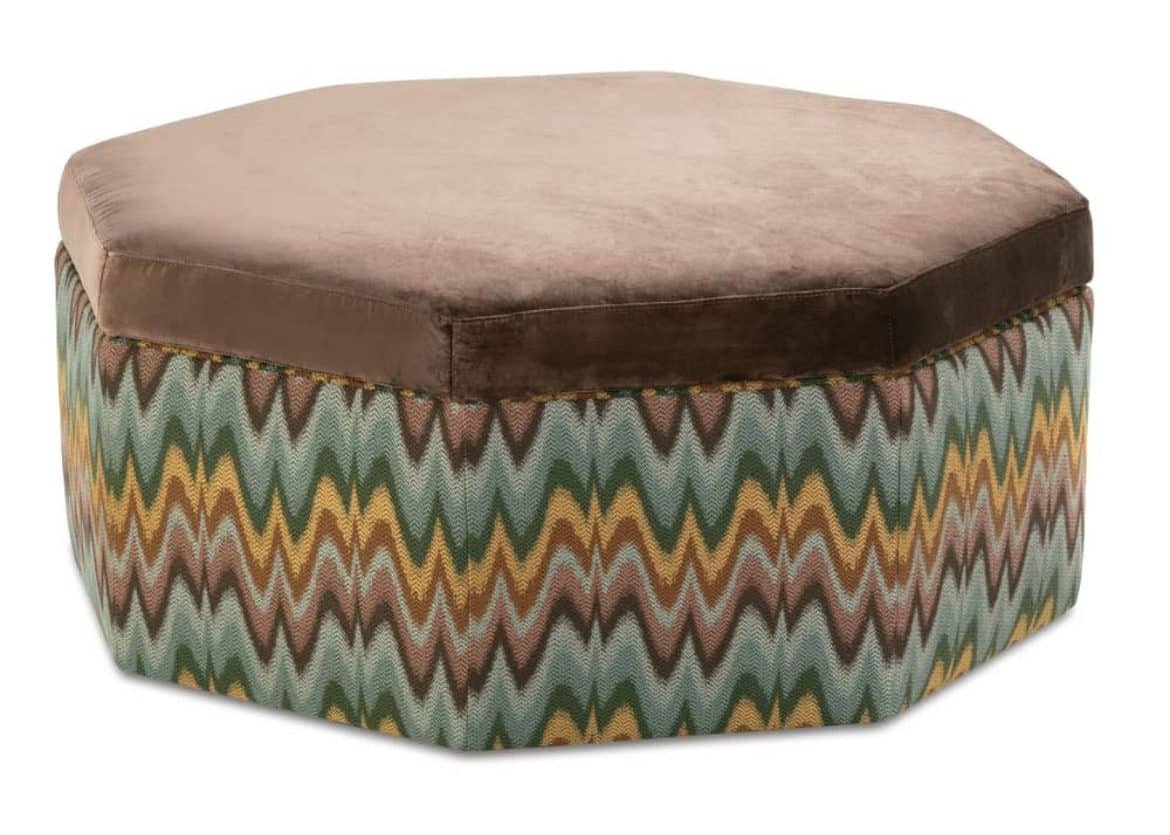 Rowe Furniture OSTG-4040-1000-077-RC Othello 40″ Octagon Storage Ottoman