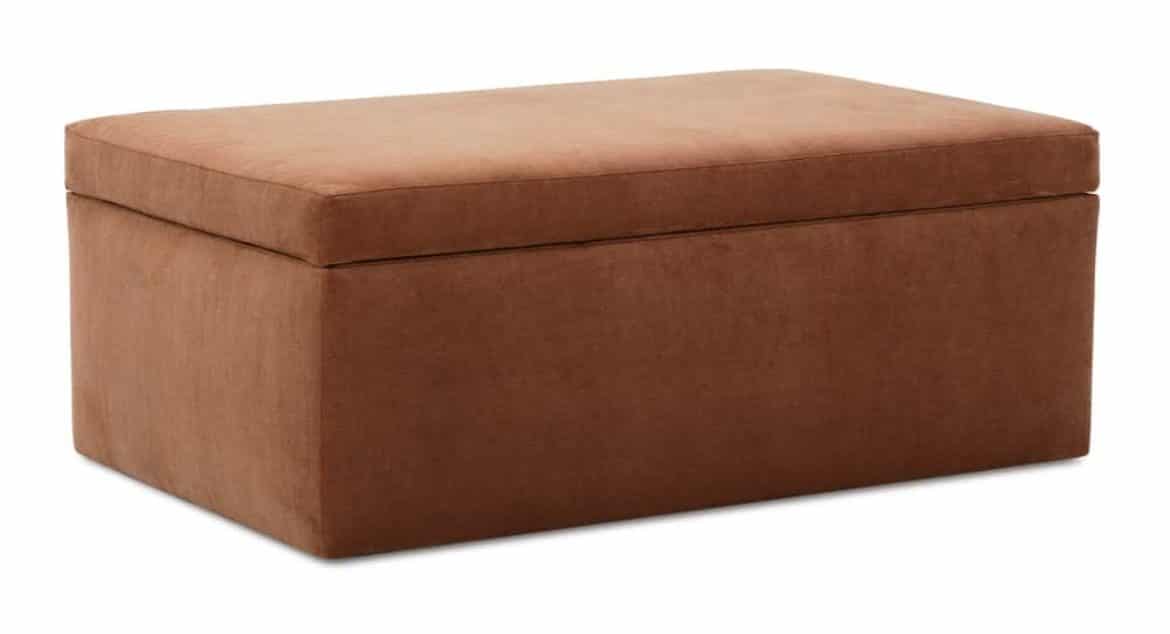 Rowe Furniture RSTG-4528-1000-077-RC Remy 45″ x 28″ Rectangle Storage Ottoman