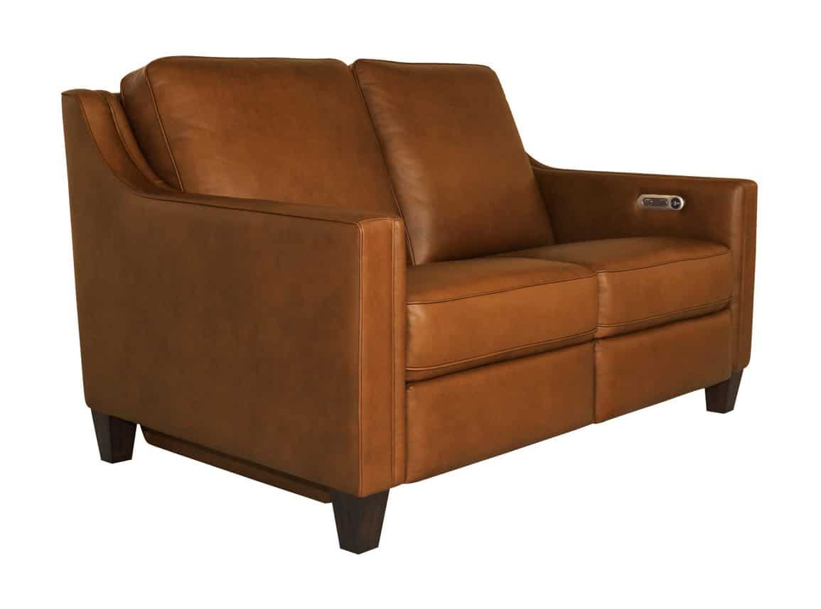 Flexsteel 3010-600M Finley Leather Power Inclining Loveseat