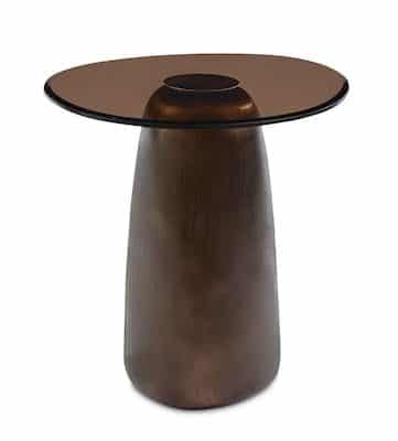 Bassett Furniture 6E26-K601 Pantheon Small Glass Top Coffee Table