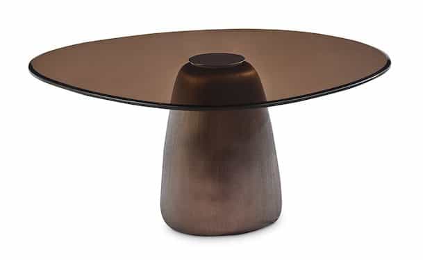 Bassett Furniture 6E26-K605 Pantheon Large Glass Top Coffee Table