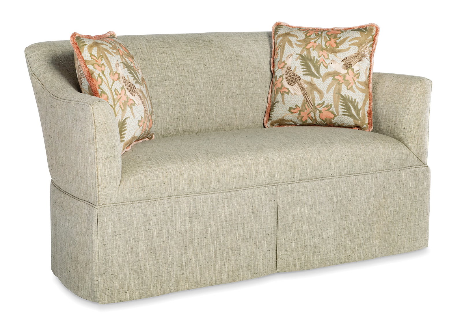 Jessica Charles 7101SK Colleen Skirted Settee Jessica Charles 7101SK Colleen Skirted Settee