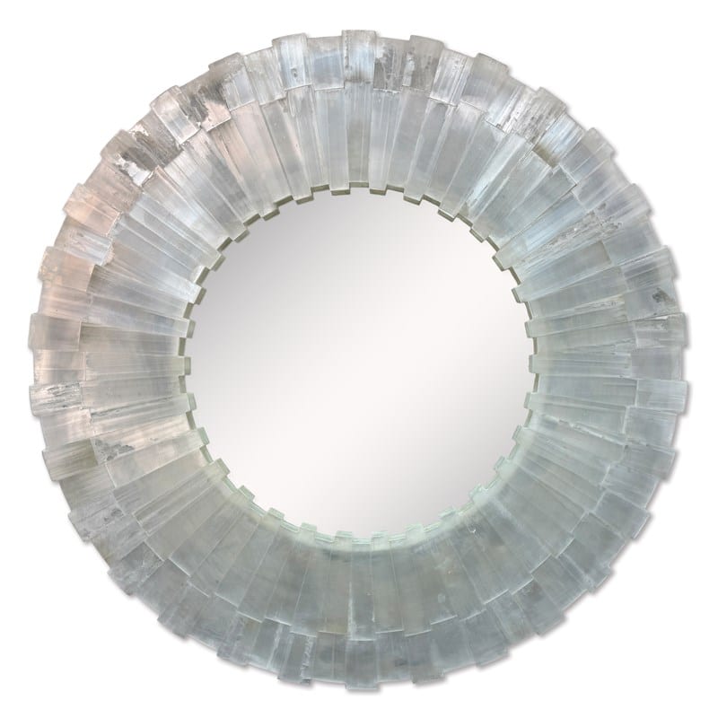 Ambella Home 74004-980-042 Selenite Round Mirror
