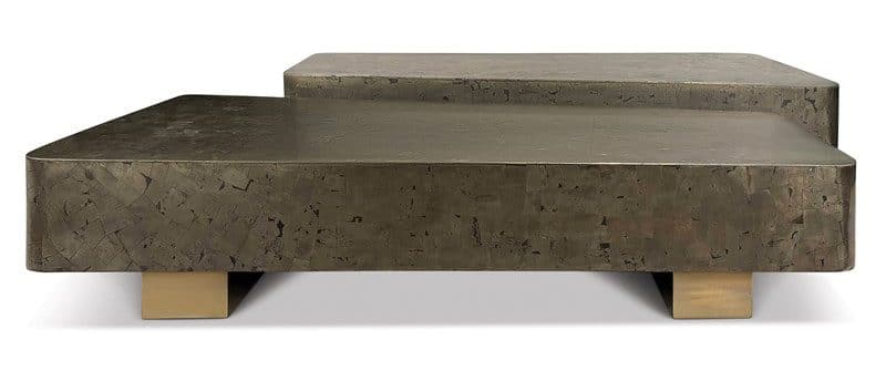 Ambella Home 74007-920-001 Tavish Pyrite Cocktail Table – Set of 2