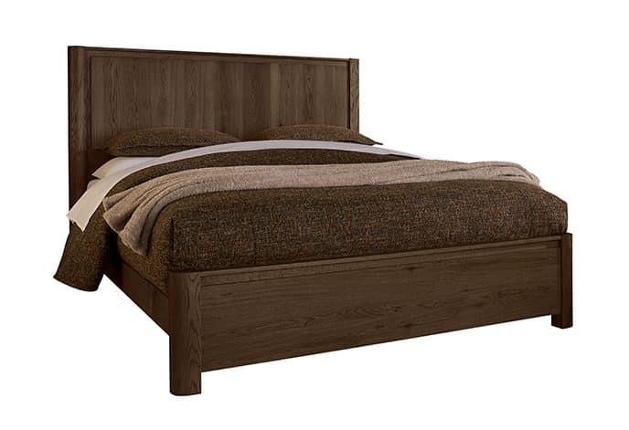 Vaughan Bassett 840-558-855-922 Queen Radius Poster Bed In Dark Oak
