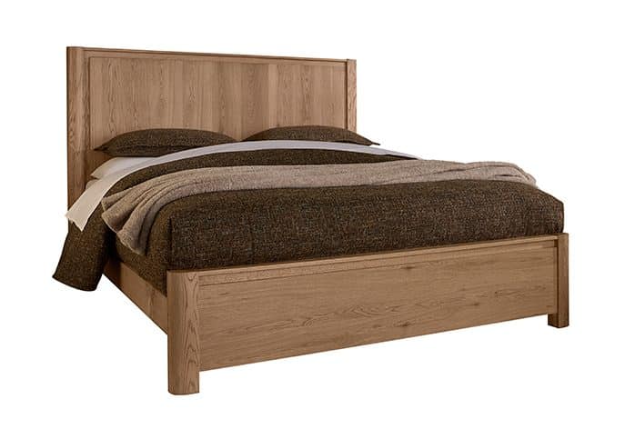 Vaughan Bassett 842-558-855-922 Queen Radius Poster Bed In Blond Oak