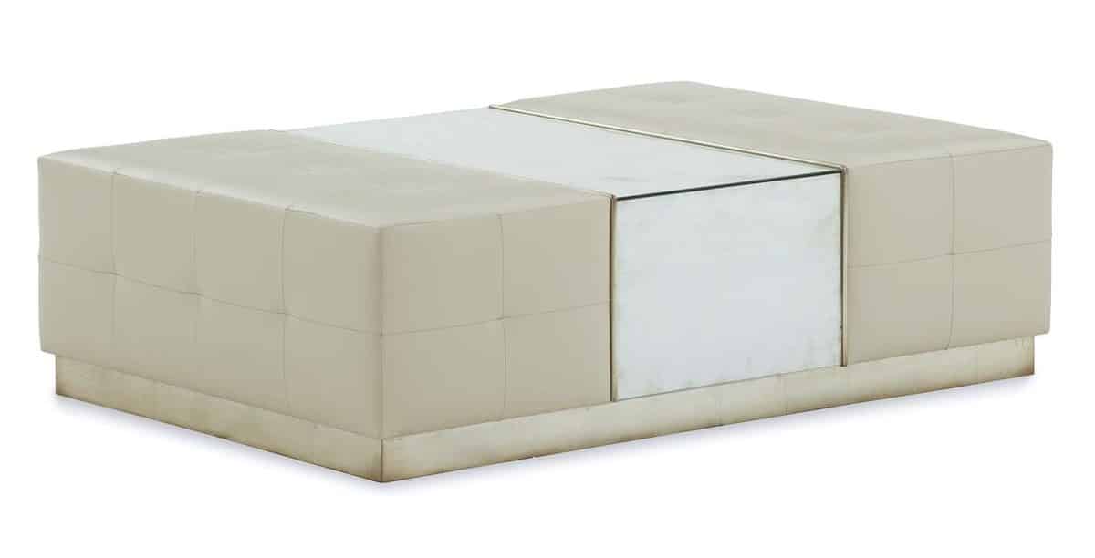 John Richard AMF-1781V226-LTGY-AS  Park City Cocktail Ottoman