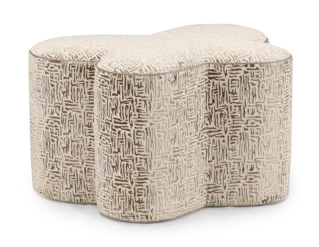 John Richard AMQ-1217-4073 Mariposa Large Ottoman – 4073
