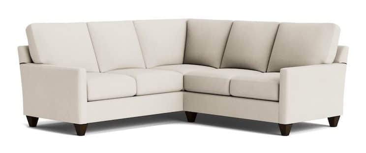 Bassett Furniture C500-L4161SF-KIT26 True Custom Track Arm L-Shaped Sectional