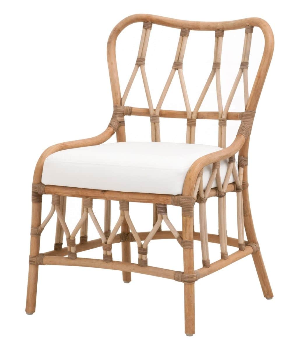Essentials For Living 3636DC.NATNAT/BLCH Caprice Dining Chair