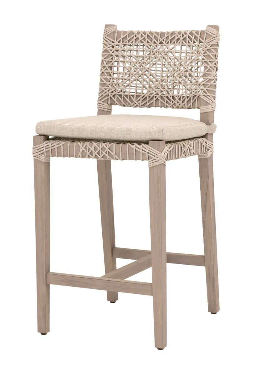 Essentials For Living 6849CS.OAT/ECR/W-ET Costa Outdoor Counter Stool