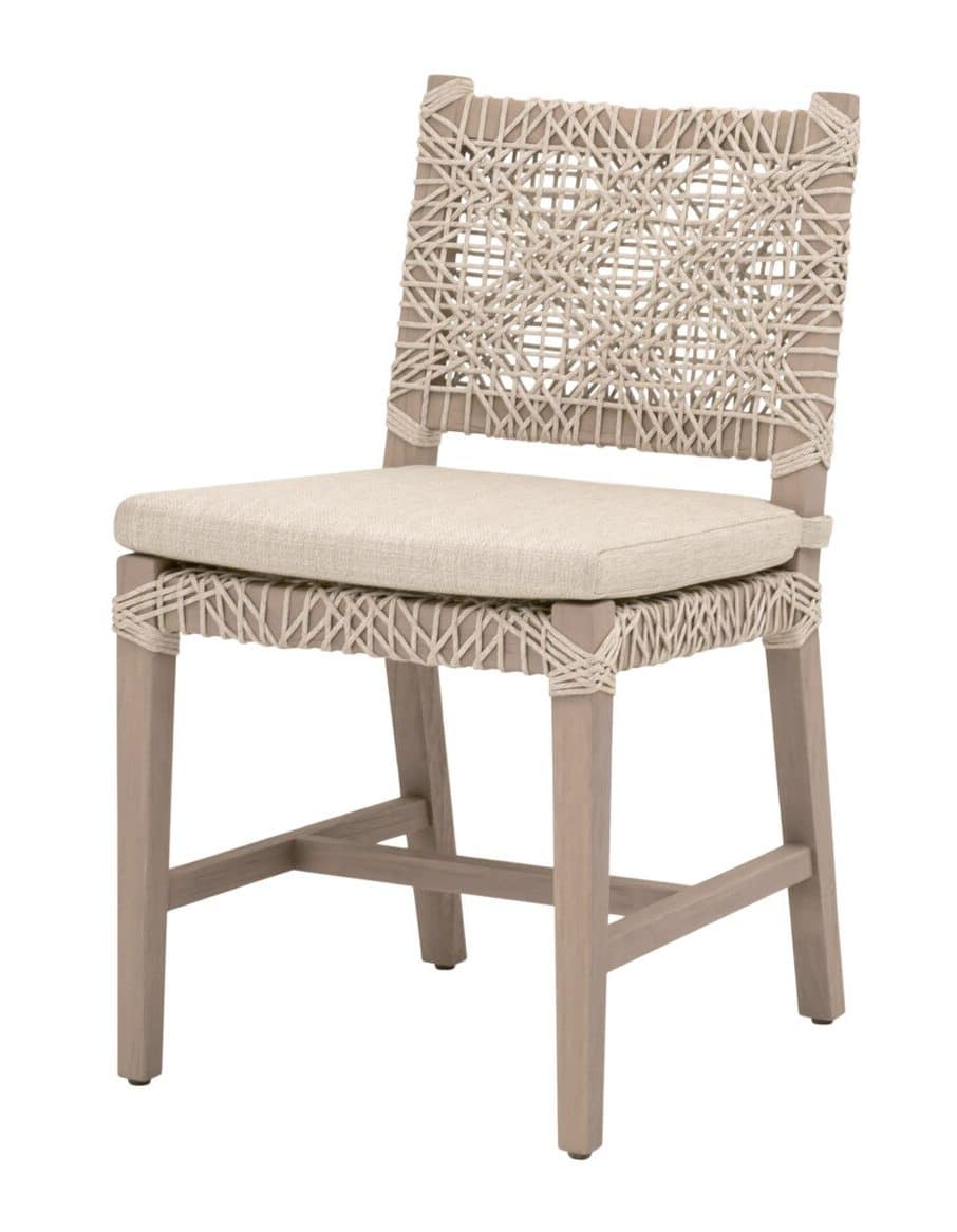 Essentials For Living 6849.OAT/ECR/W-ET Costa Outdoor Dining Chair