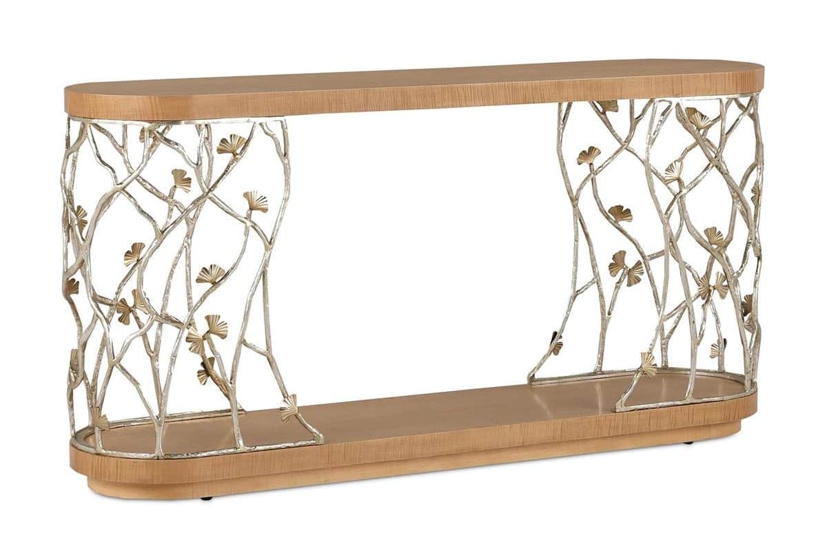John Richard EUR-02-0403 Ginkgo Branch Console Table John Richard EUR-02-0403 Ginkgo Branch Console Table