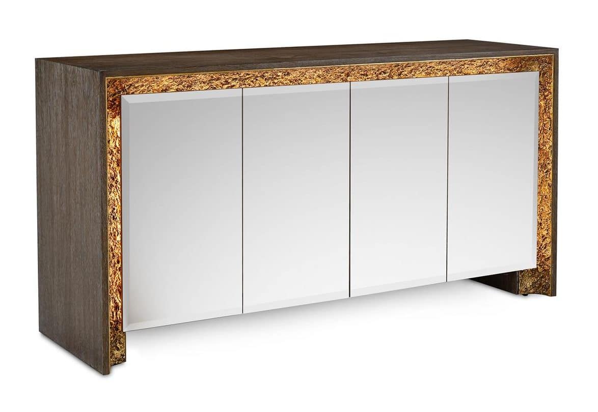 John Richard EUR-04-0979 Coloma Four-Door Lighted Credenza John Richard EUR-04-0979 Coloma Four-Door Lighted Credenza
