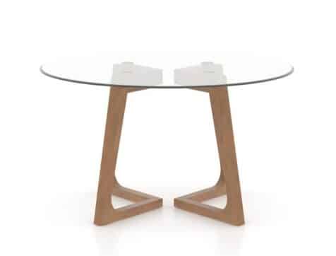 Canadel GRN05454CL25MMNNF Round Glass Table – Base MN Canadel GRN05454CL25MMNNF Round Glass Table – Base MN