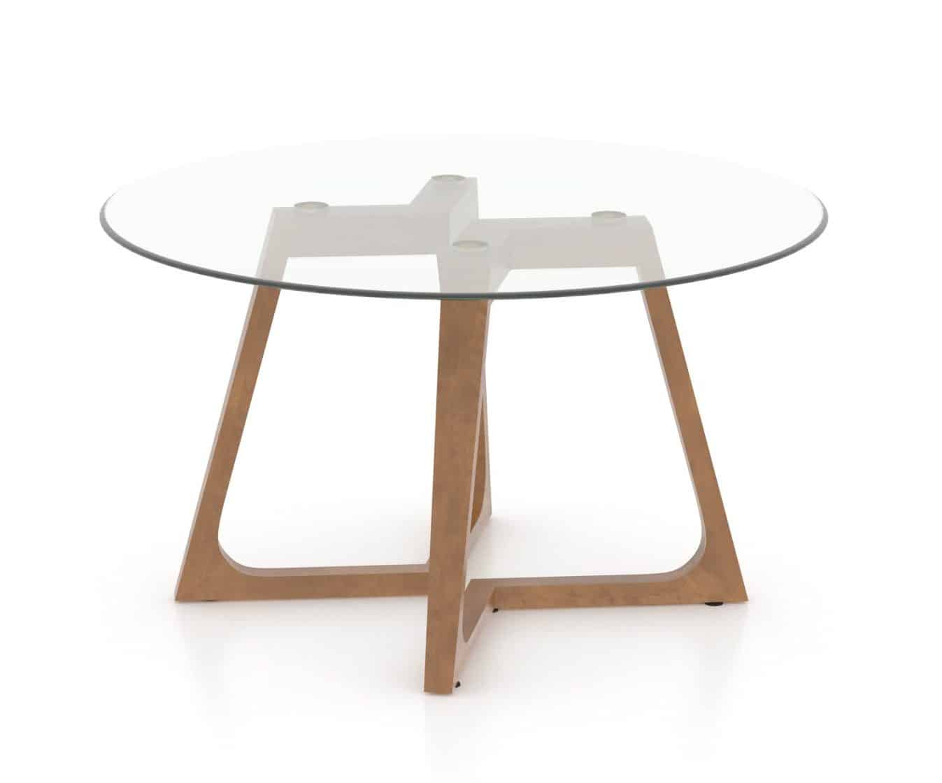 Canadel GRN05454CL25MMNNF Round Glass Table – Base MN Canadel GRN05454CL25MMNNF Round Glass Table – Base MN