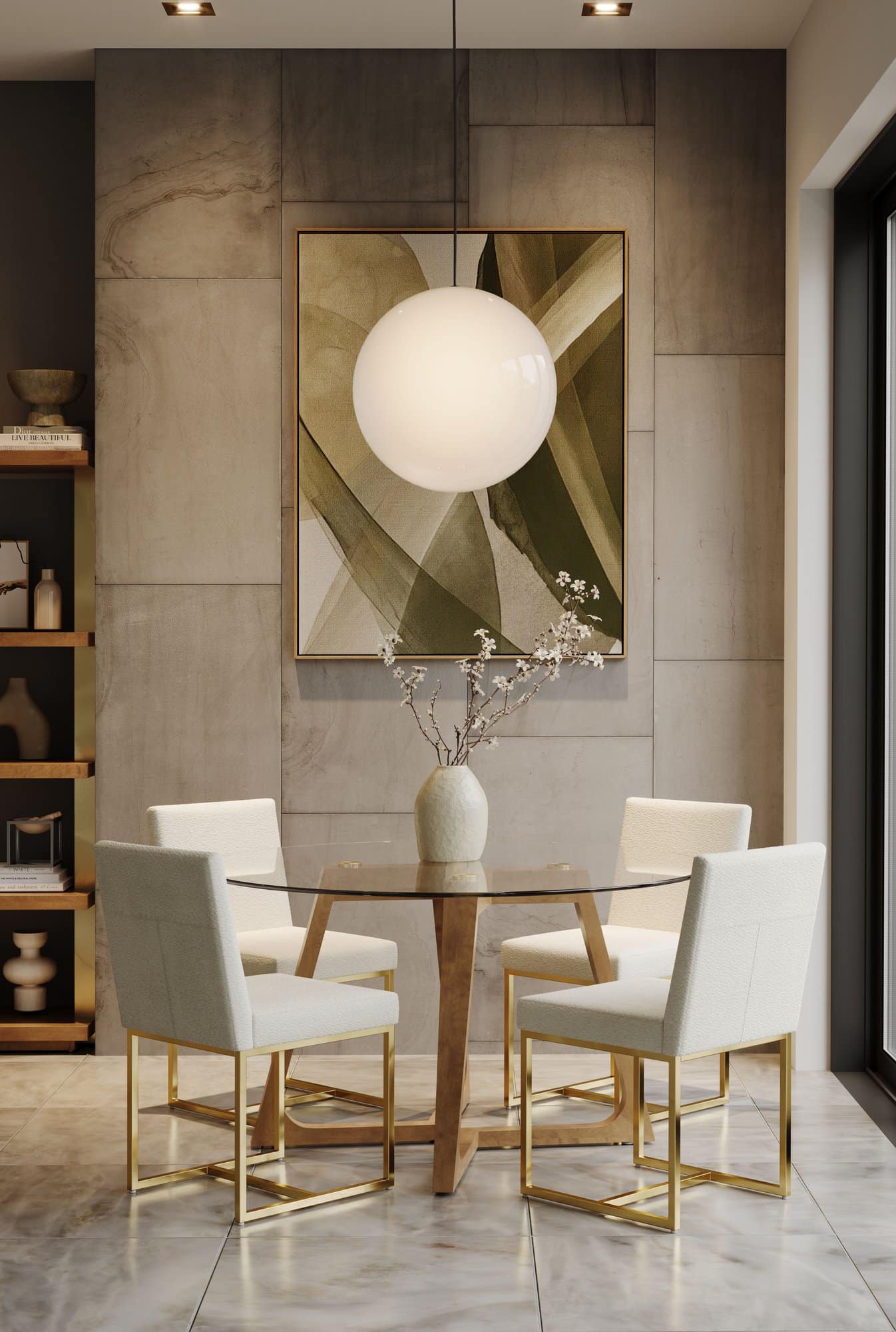 Canadel GRN05454CL25MMNNF Round Glass Table – Base MN Canadel GRN05454CL25MMNNF Round Glass Table – Base MN