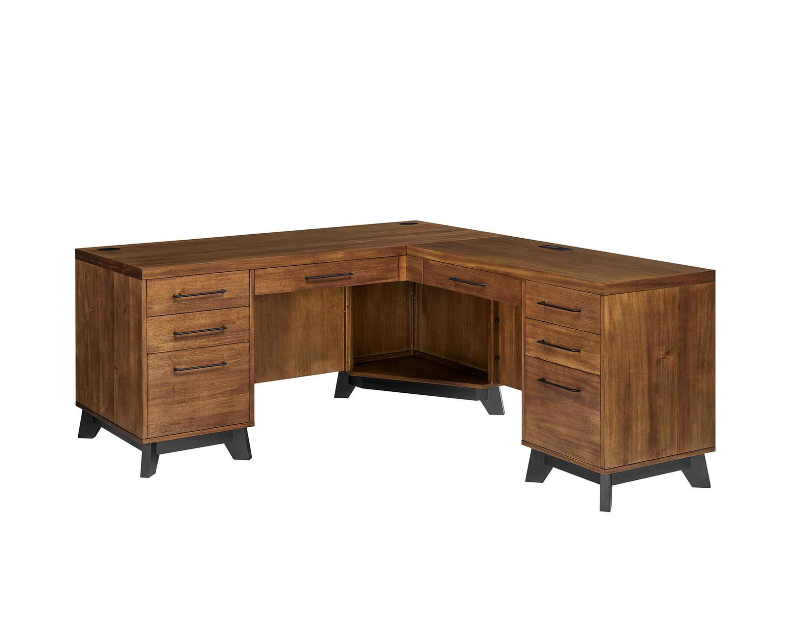 Martin Furniture IMAV664R-KIT Avery Pedestal L-Desk