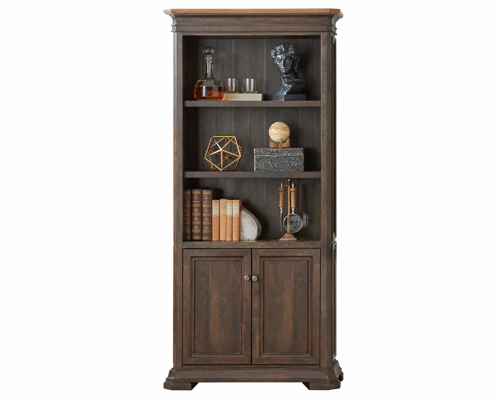 Martin Furniture IMSA3678D Sonoma 78″ H Bookcase with Doors