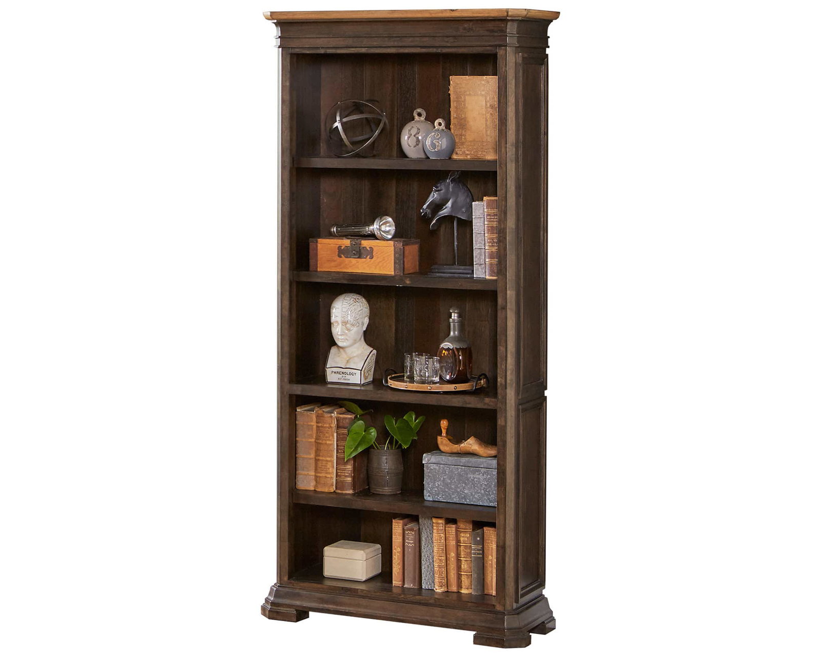 Martin Furniture IMSA3678 Sonoma 78″ H Open Bookcase