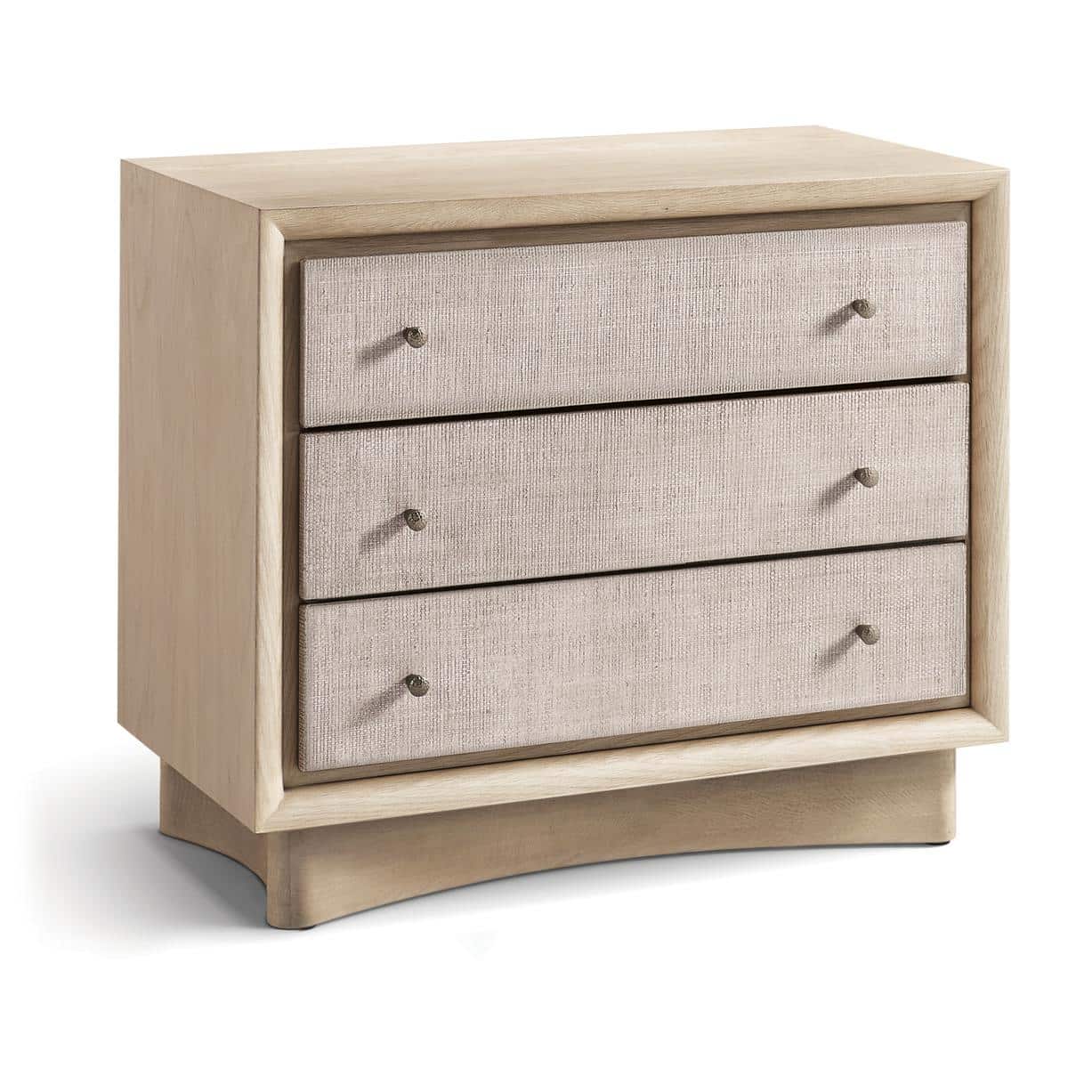 Jonathan Charles 500604-BLO Keel Three Drawer Nightstand