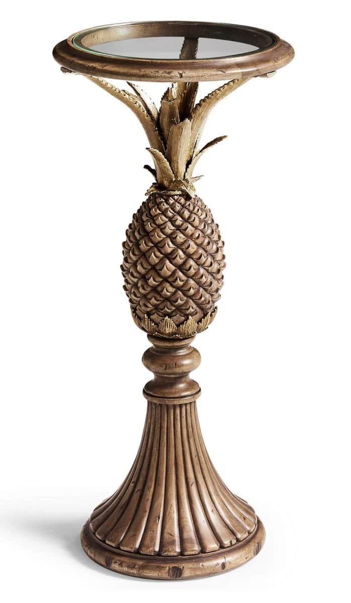 Jonathan Charles 491343-PCA Palm Court Pineapple Martini Table
