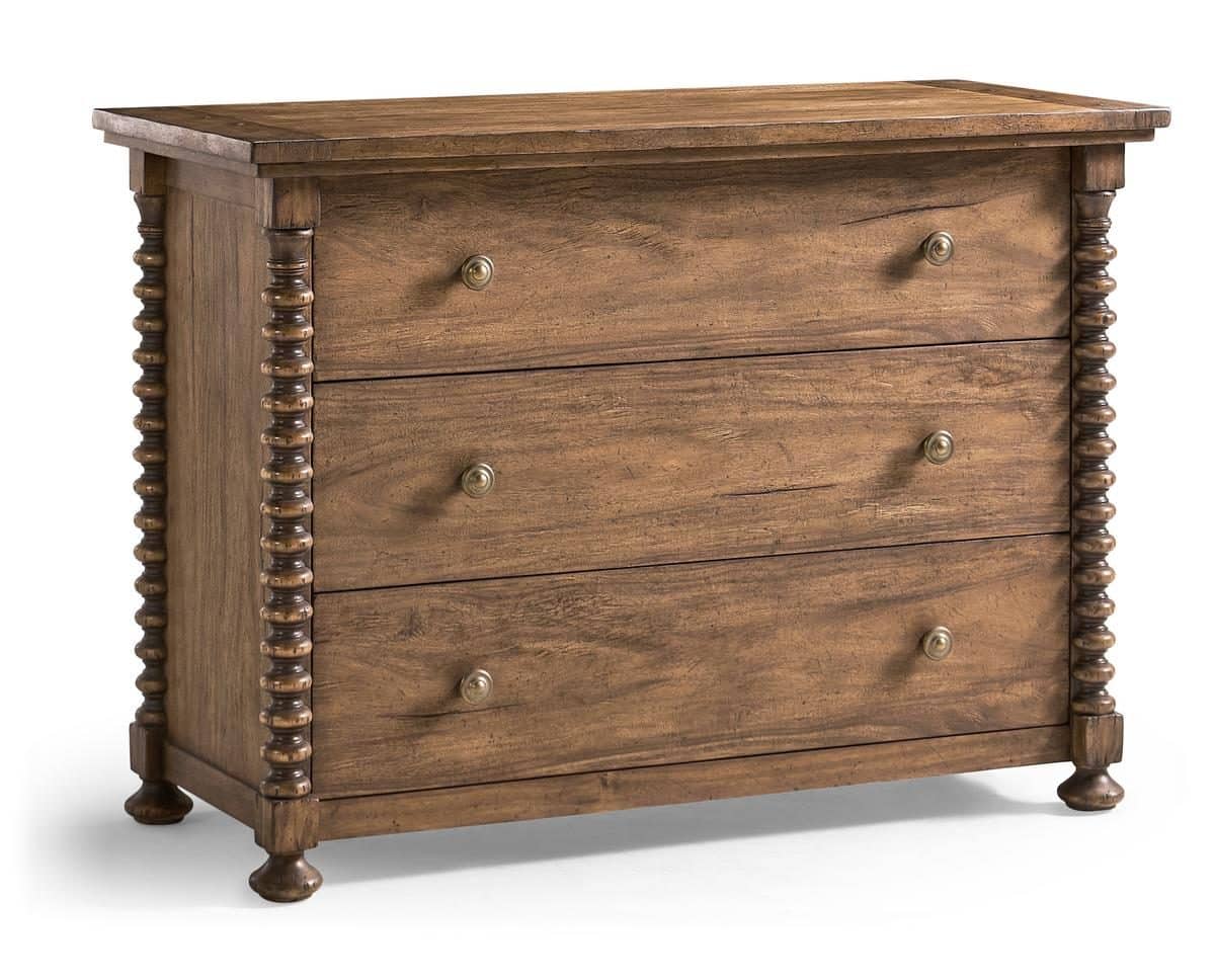 Jonathan Charles 491346-MSW Tamarisk Three Drawer Chest