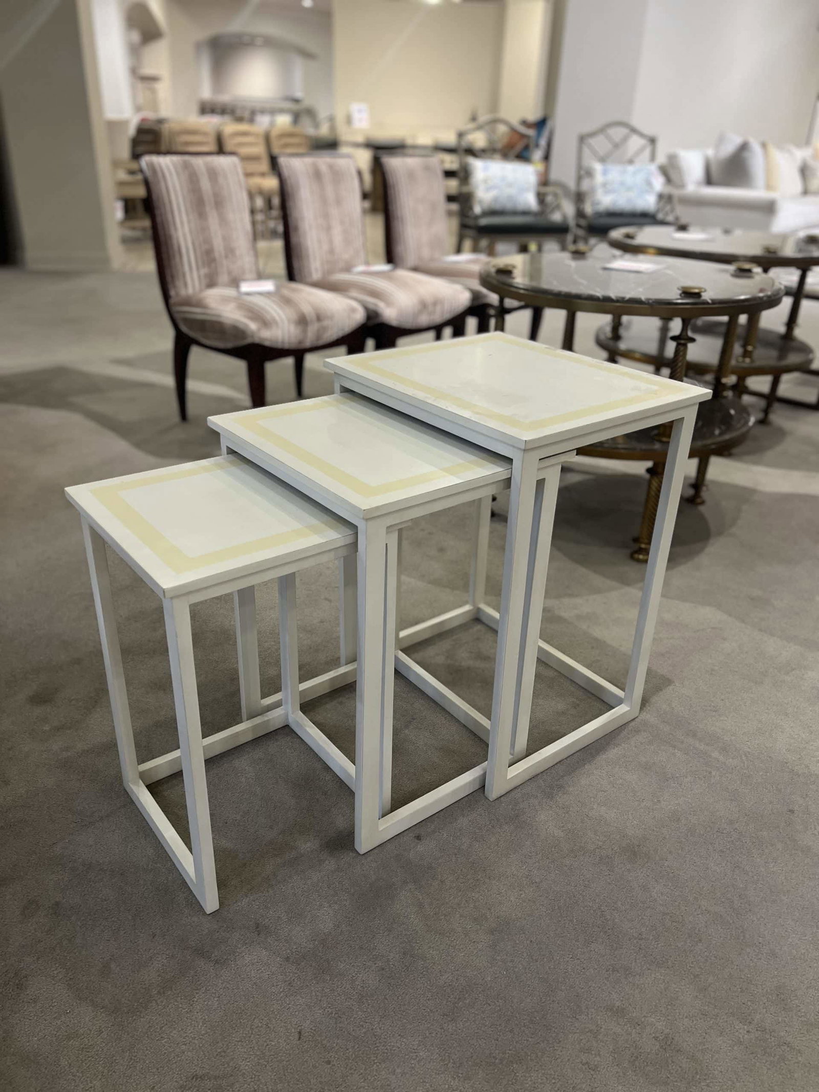 Hickory Chair HC3496-70/180 Niagara Nesting Tables Hickory Chair HC3496-70/180 Niagara Nesting Tables