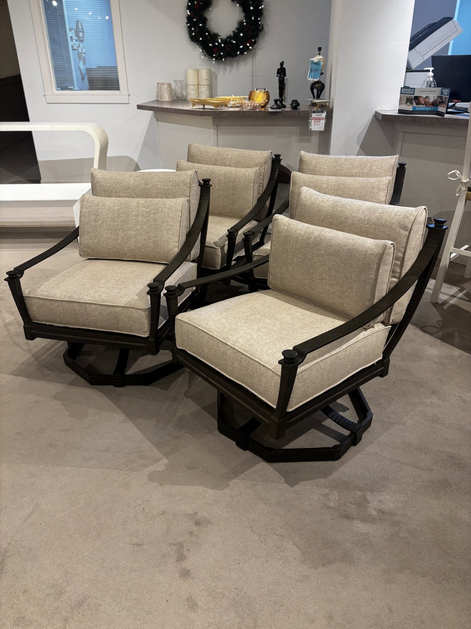 Century D12-13-1/300 Cordoba Swivel Rocking Chair