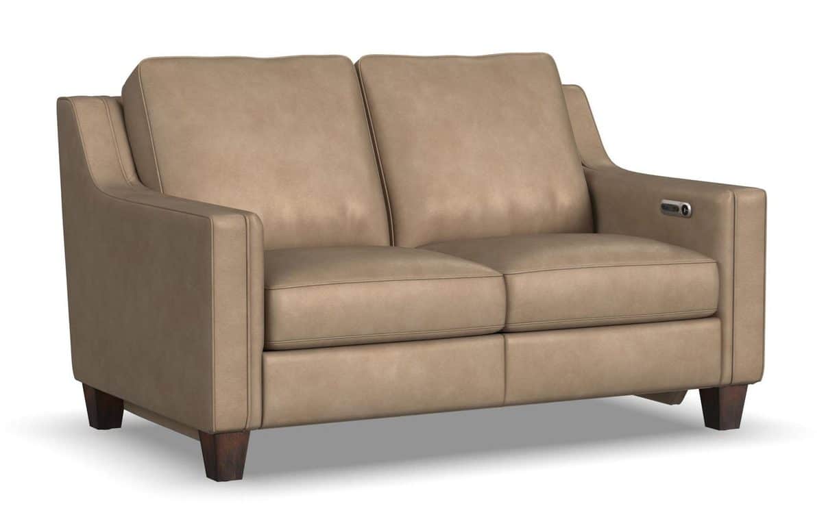 Flexsteel Q3010-600M-94678 Finley Leather Power Inclining Loveseat