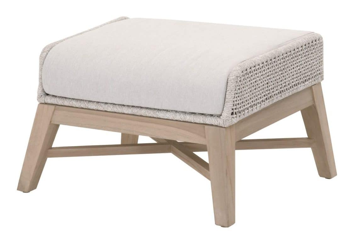 Essentials For Living 6851FS.WTA/PUM/W-ET Tapestry Outdoor Footstool Essentials For Living 6851FS.WTA/PUM/W-ET Tapestry Outdoor Footstool