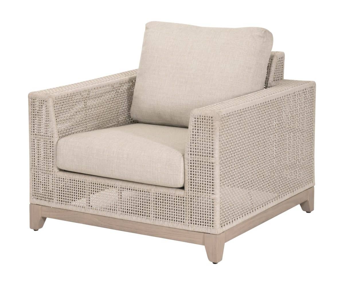Essentials For Living 6843-1.OAT/ECR/W-ET Tropez Outdoor Sofa Chair Essentials For Living 6843-1.OAT/ECR/W-ET Tropez Outdoor Sofa Chair