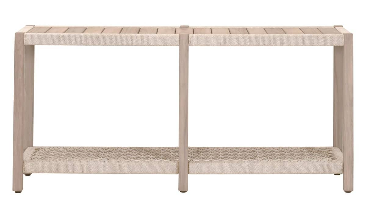 Essentials For Living 6873.OAT/W-ET Wrap Outdoor Console Table