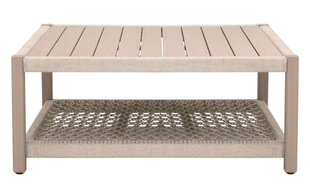 Essentials For Living 6870SQ.OAT/W-ET Wrap Outdoor Square Coffee Table