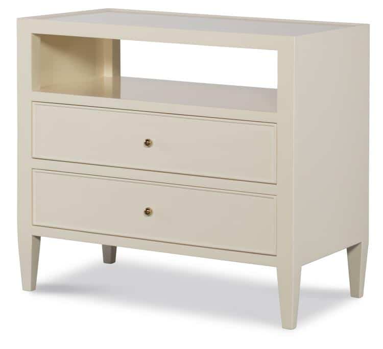 Highland House HH26-538-1-AS Aster Ivory Bedside Table