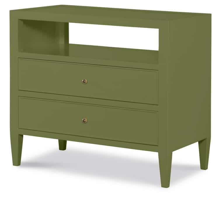 Highland House HH26-538-4-AS Aster Moss Bedside Table