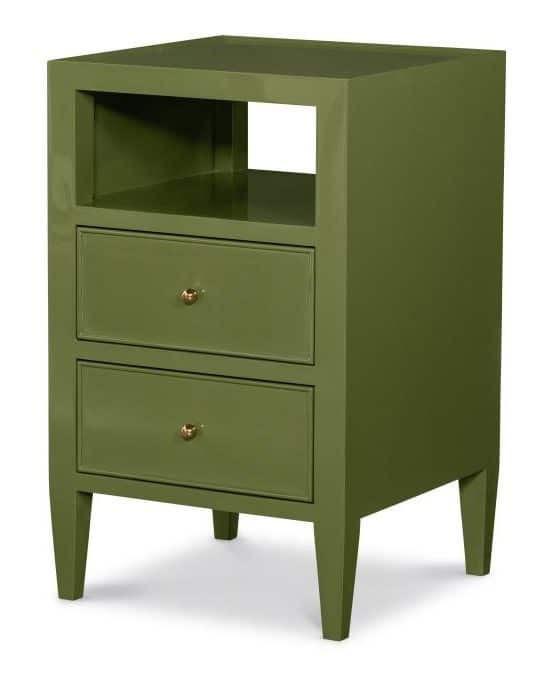 Highland House HH26-540-4-AS Aster Moss Small Bedside Table