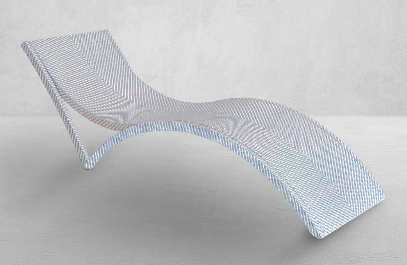 Summer Classics 1523 Bari N-Dura Resin Wicker Outdoor Chaise Lounge