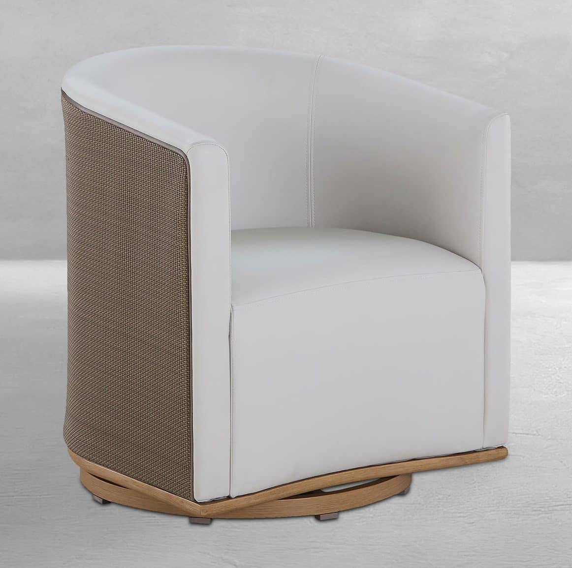 Summer Classics 1551 Tahoe Natural Weave Marine Grade Vinyl Swivel Arm Chair Summer Classics 1551 Tahoe Natural Weave Marine Grade Vinyl Swivel Arm Chair