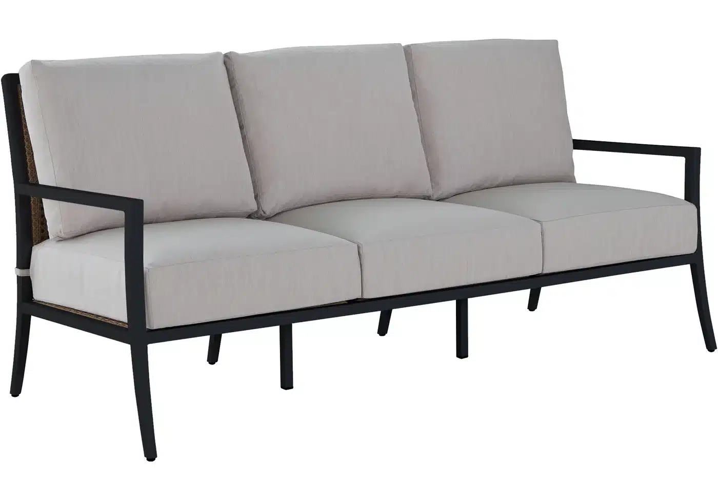 Summer Classics 1543 Bermuda Aluminum and Cane Sofa