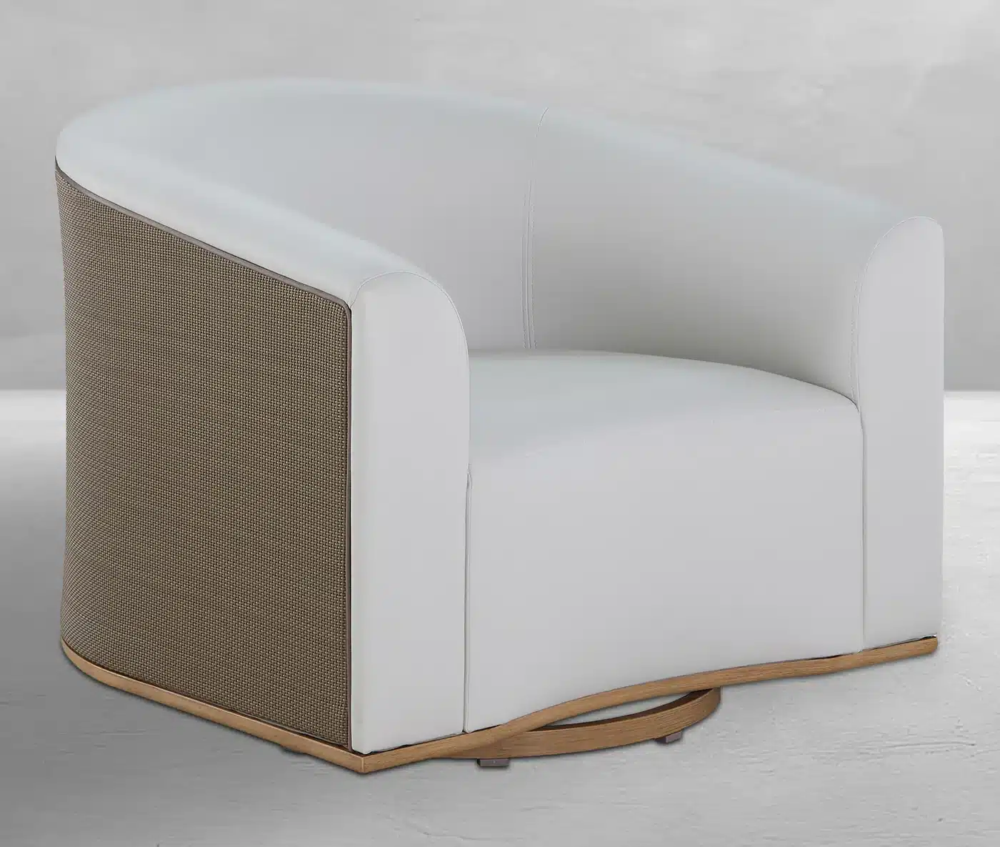 Summer Classics 1552 Tahoe Natural Weave Marine Grade Vinyl Swivel Lounge Chair Summer Classics 1552 Tahoe Natural Weave Marine Grade Vinyl Swivel Lounge Chair