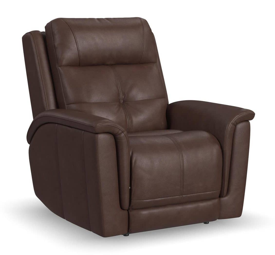 Flexsteel 1640-50P5-43970 Ranger Leather Power Recliner with Power Headrest, Lumbar, Heat & Massage Flexsteel 1640-50P5-43970 Ranger Leather Power Recliner with Power Headrest, Lumbar, Heat & Massage
