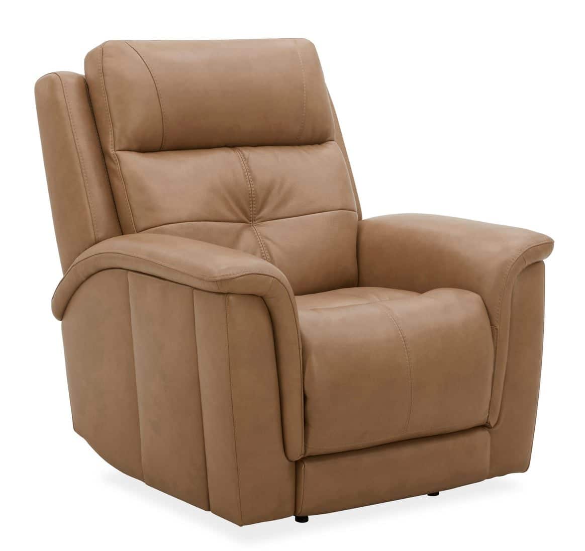 Flexsteel 1640-50P5-43972 Ranger Brown Leather Power Recliner with Power Headrest, Lumbar, Heat & Massage