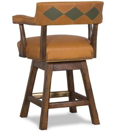 McKinley Leather 22-CH-SGT Lafone Counter Stool with Stained Glass Treatment McKinley Leather 22-CH-SGT Lafone Counter Stool with Stained Glass Treatment