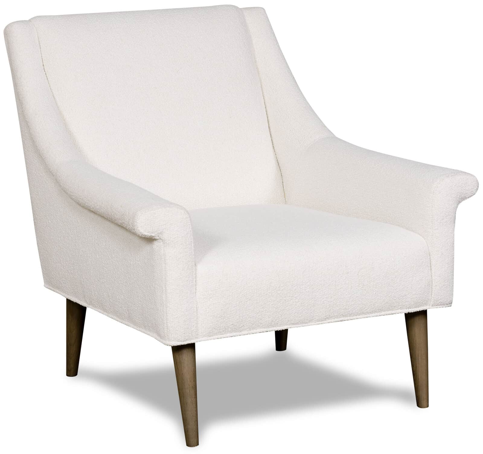 McKinley Leather 395-P Judith Chair with a Plain Back